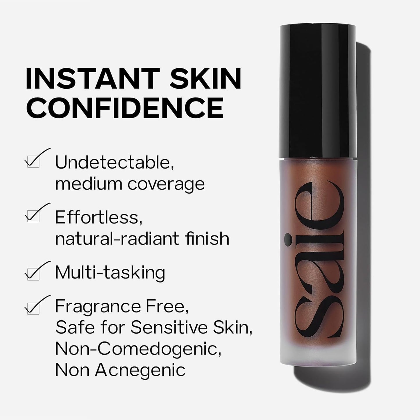 Slip Tint Radiant Cream Concealer - All-Over Concealer for Dark Circles, Redness + Blemishes - Lightweight Formula Enriched with Hydrating Hyaluronic Acid - Shade 1 (0.17 Oz)