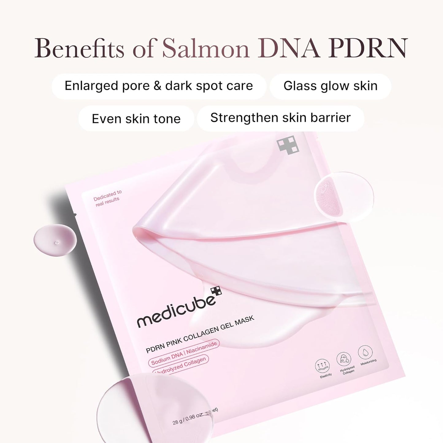 MEDICUBE - Salmon PDRN Pink Collagen Gel Mask Single