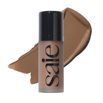 Dew Bronze - Soft-Focus Liquid Bronzer + Liquid Contour - Enriched with Plant-Derived Glycerin to Effortlessly Blend + Deeply Nourish Skin - Salt (0.4 Oz)