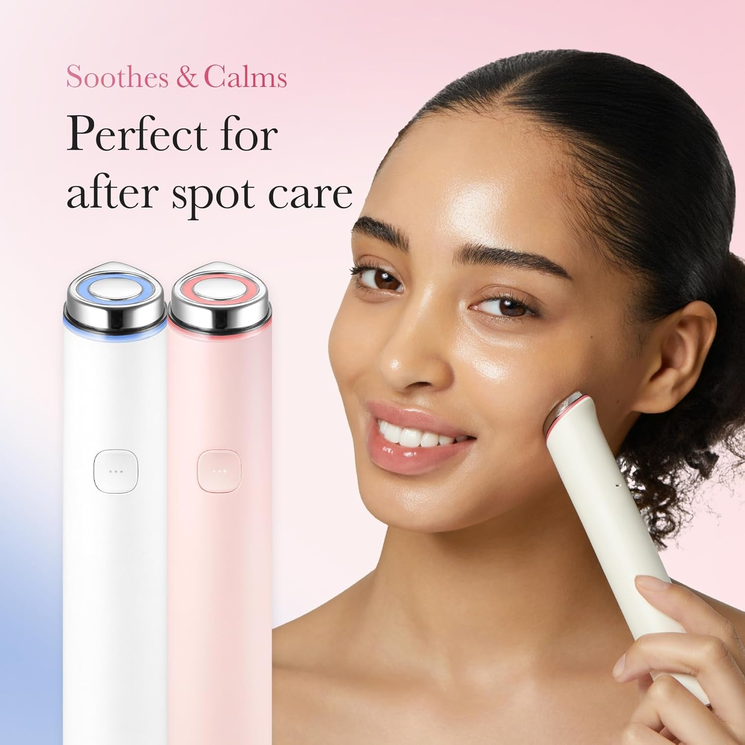 MEDICUBE - Mini Booster Pro White | Affordable At-Home Facial Device for Beginners - Portable Glow Booster for Glass Skin, Boosting Skin Care Absorption, Skincare for Teens, Korean Skin Care