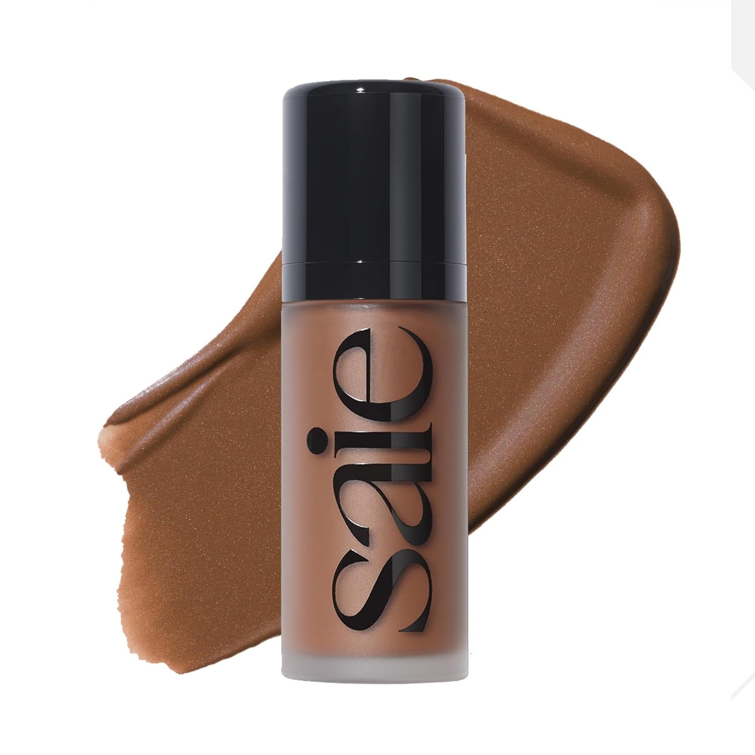 Dew Bronze - Soft-Focus Liquid Bronzer + Liquid Contour - Enriched with Plant-Derived Glycerin to Effortlessly Blend + Deeply Nourish Skin - Salt (0.4 Oz)