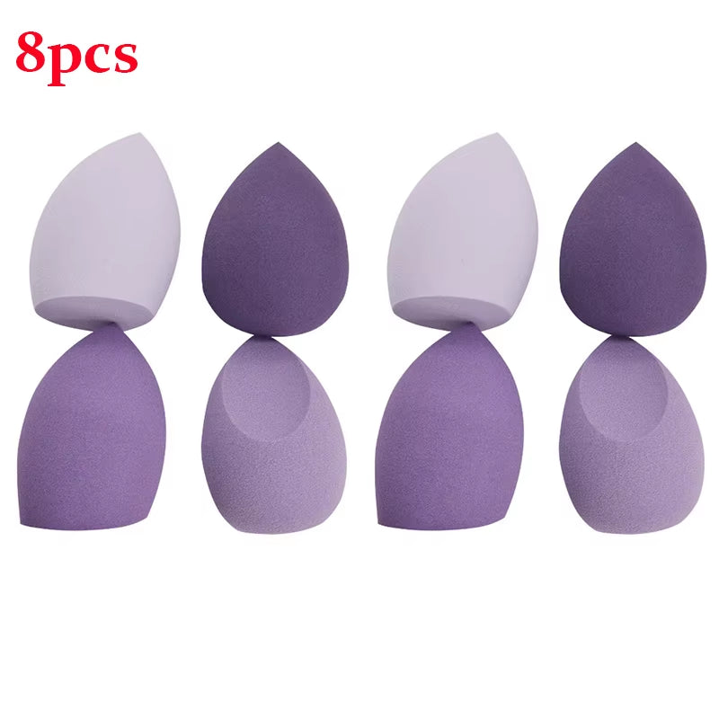 4/8Pcs Makeup Sponge Blender Beauty Egg Cosmetic Puff Soft Foundation Sponges Powder Puff Women Make up Accessories Beauty Tools