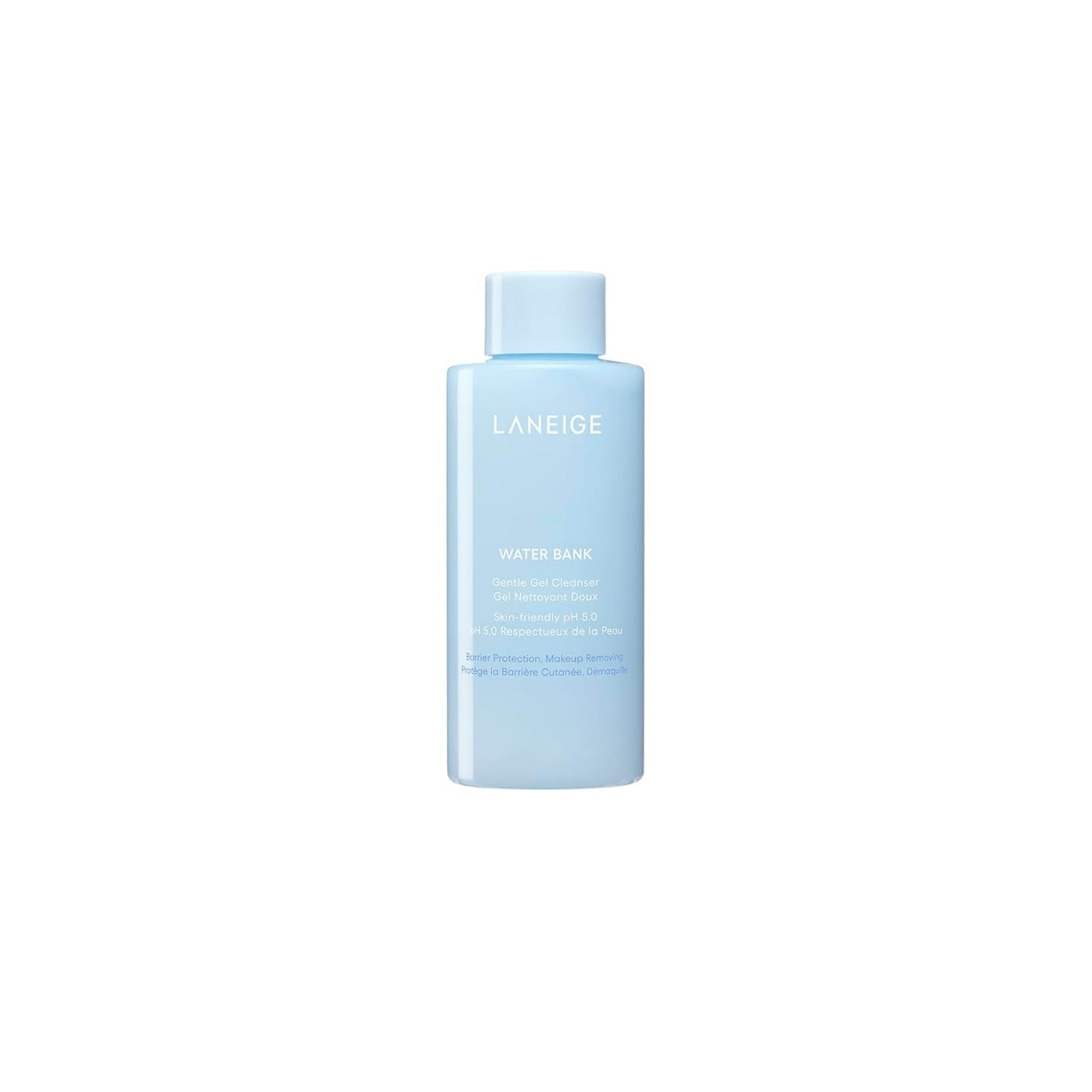 LANEIGE Water Bank Gentle Gel Facial Cleanser: Hydrating, Non-Stripping, Ph-Balanced, Barrier-Boosting, & Fragrance Free with Blue Hyaluronic Acid | Korean Skin Care
