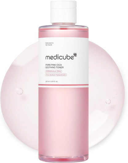 MEDICUBE - PDRN PINK CICA SOOTHING TONER 250ML