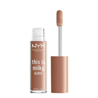 This Is Milky Gloss, Vegan Lip Gloss, 12 Hour Hydration - Cookies & Milk (Cool Beige Nude)